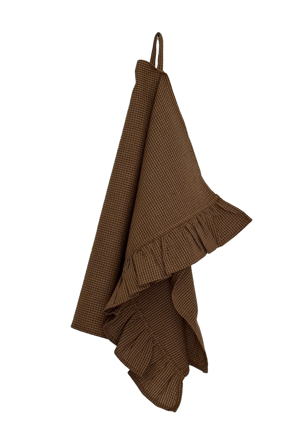 The Ruffle - Kitchen Towel - Gingham Mini